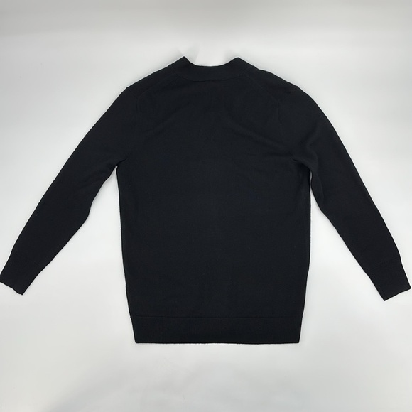 Madewell Merino Wool Boyfriend Cardigan in True Black size XXS NWT NS666 - Picture 7 of 13